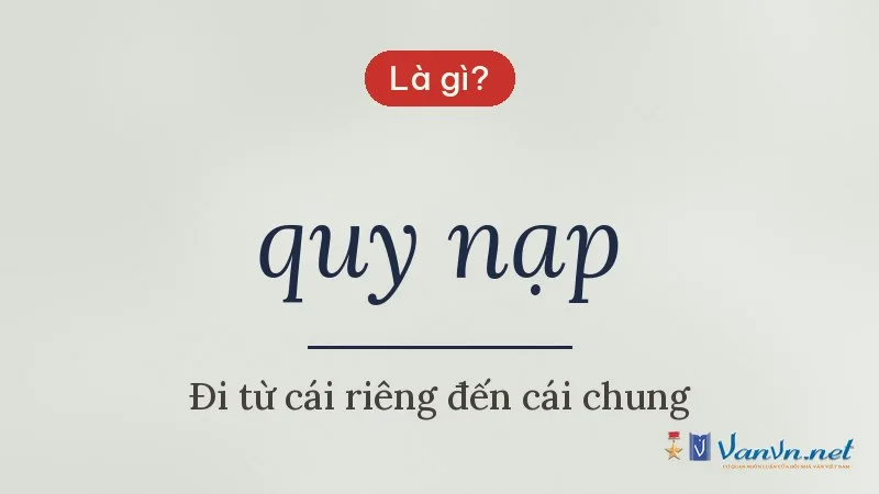 quy nạp là gì