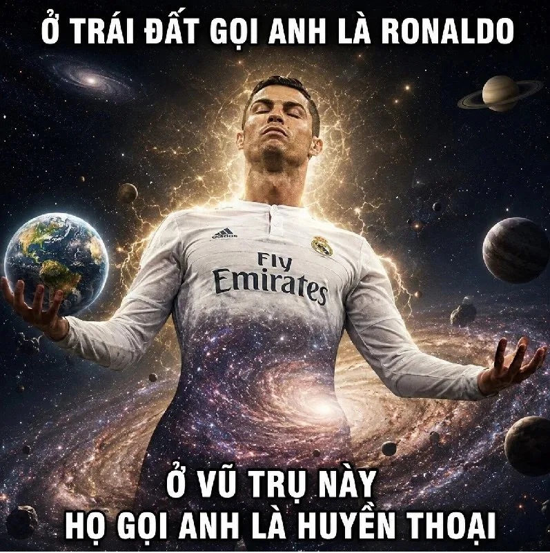ảnh chế ronaldo bựa