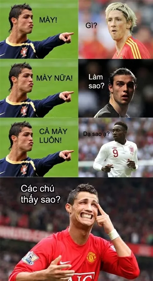 ảnh chế ronaldo bựa
