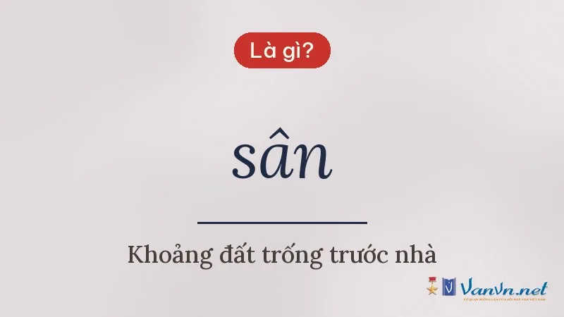sân là gì