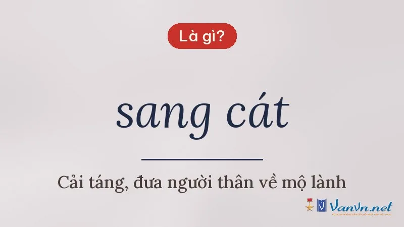 sang cát là gì