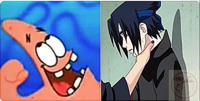 sasuke meme bóp cổ