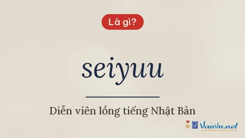 seiyuu là gì