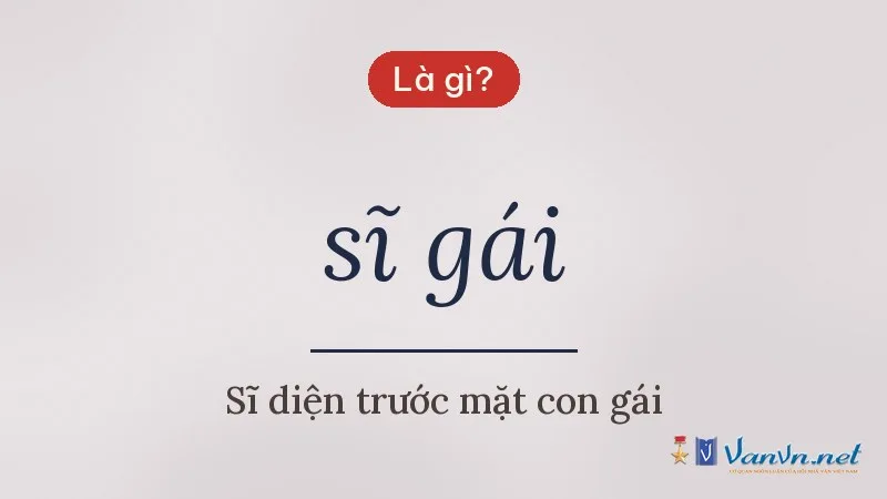 sĩ gái là gì
