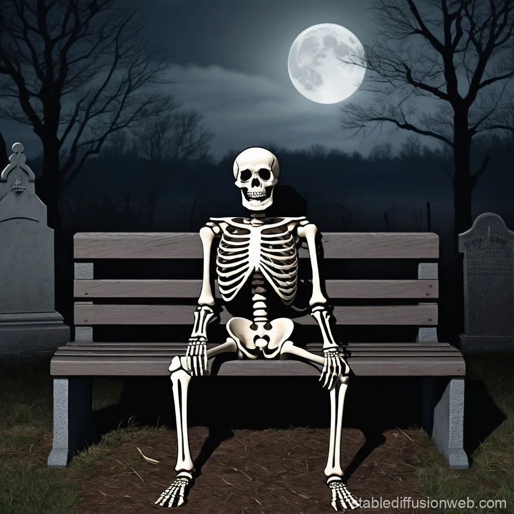 skeleton waiting meme
