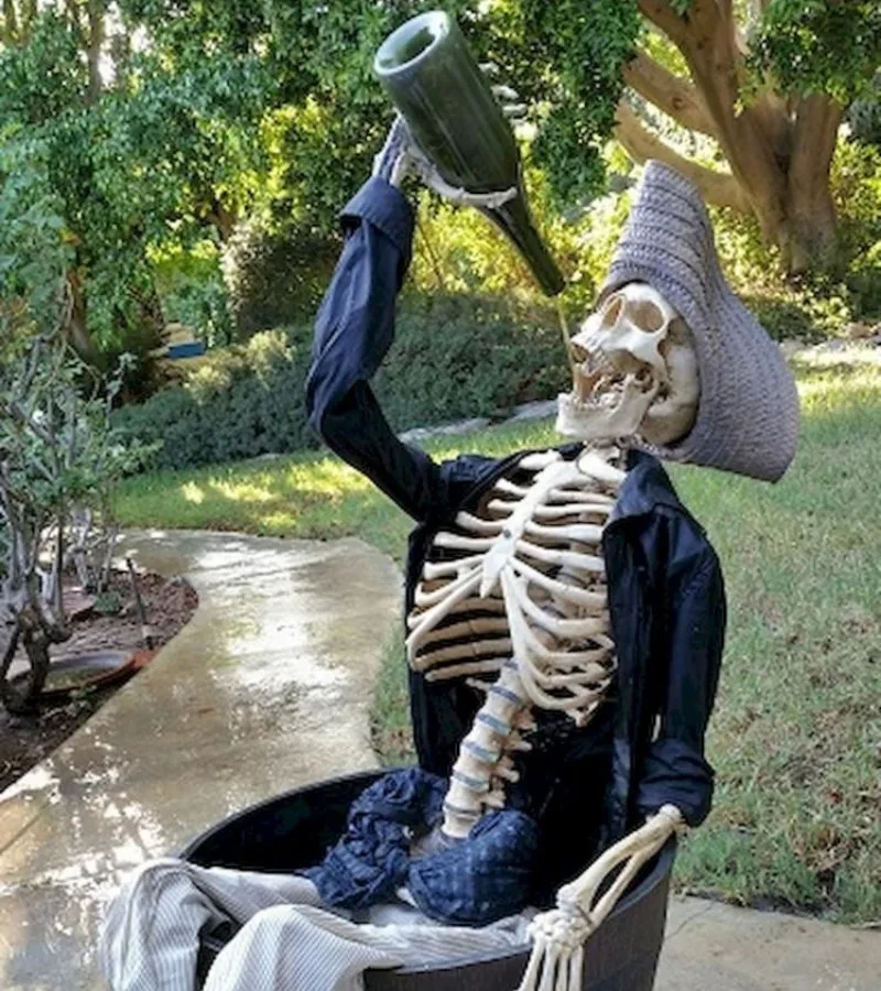 meme skeleton