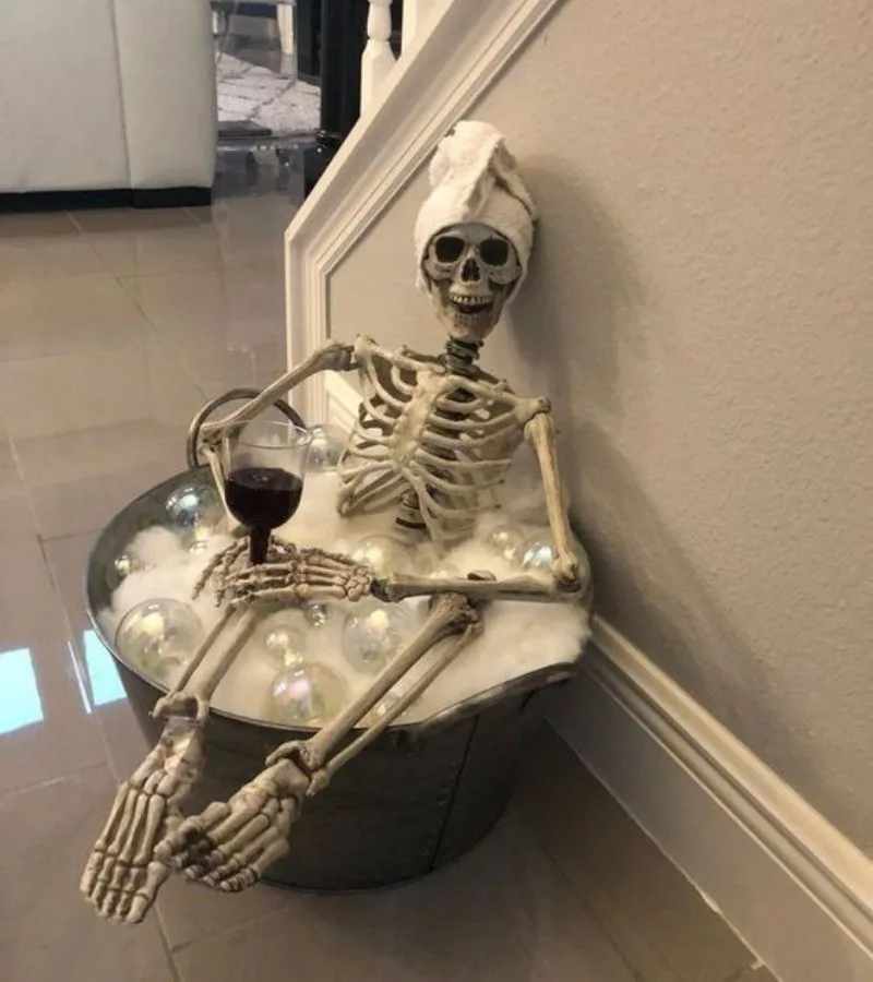 meme skeleton