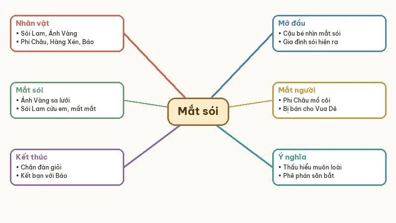 sơ đồ tóm tắt mắt sói