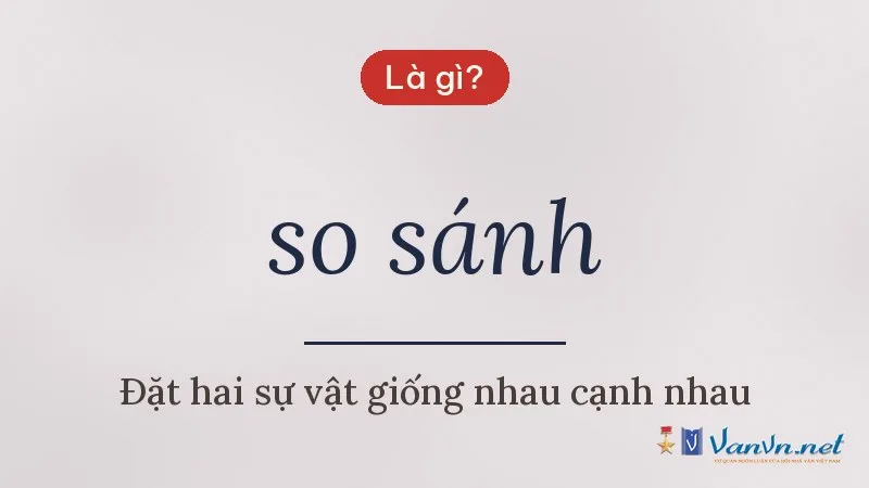so sánh là gì
