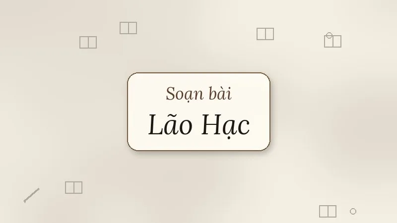 soạn bài lão hạc kết nối tri thức