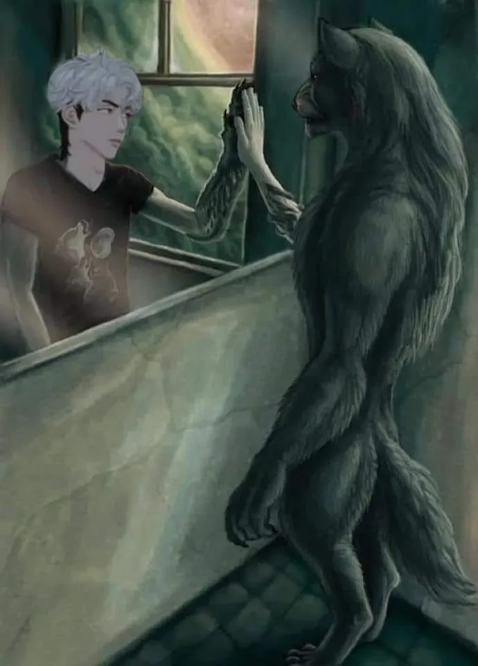 sói cô độc xé áo meme