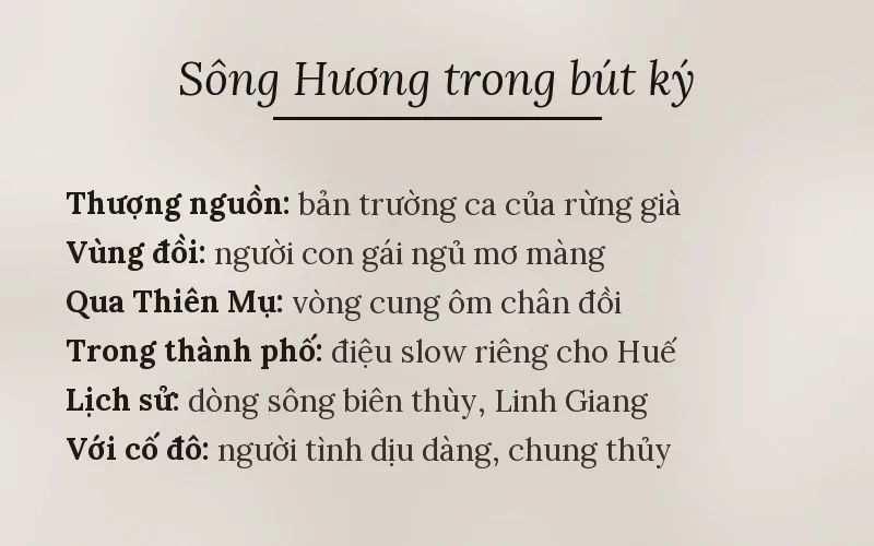 Sông Hương qua ngòi bút Hoàng Phủ Ngọc Tường