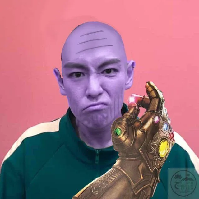 thanos squid game meme