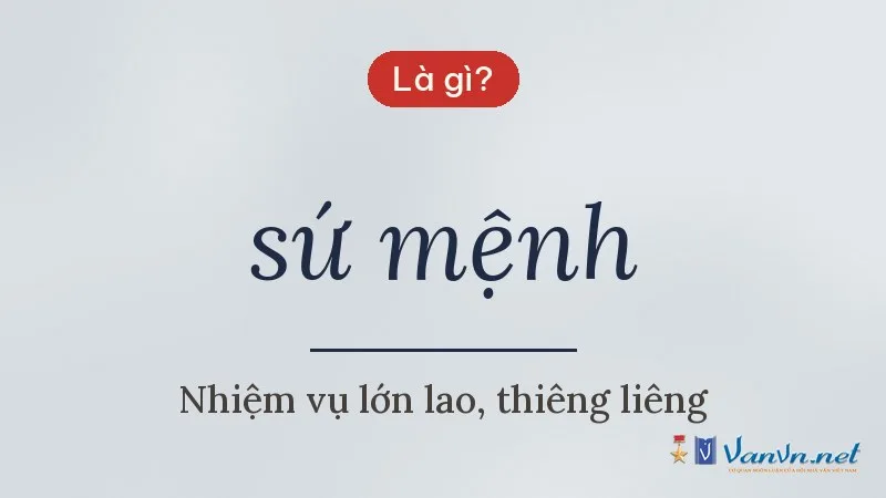 sứ mệnh là gì