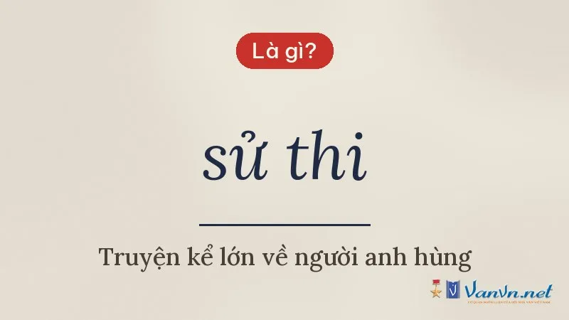 sử thi là gì