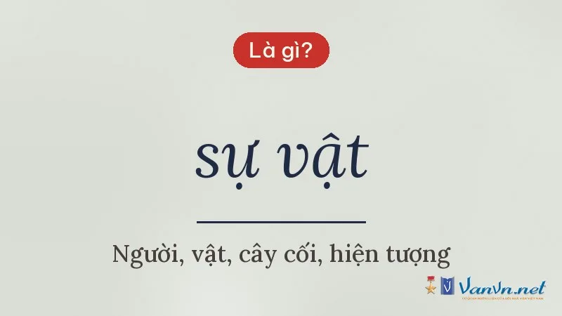 sự vật là gì