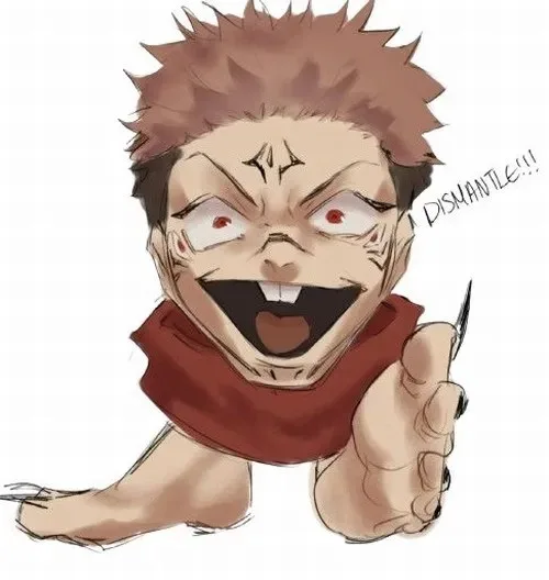 sukuna smile meme
