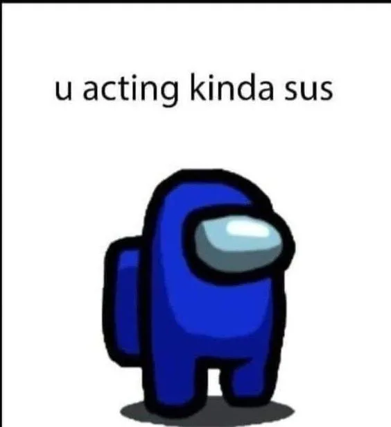 sus meme among us