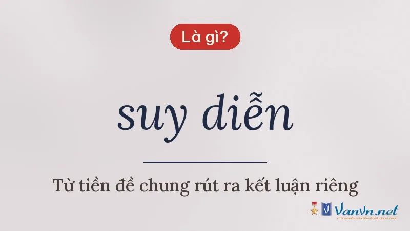 suy diễn là gì