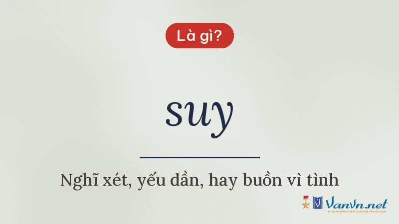 suy là gì