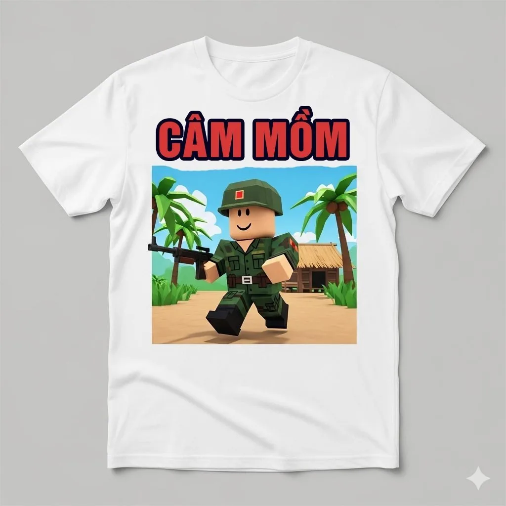 t-shirt roblox meme chữ