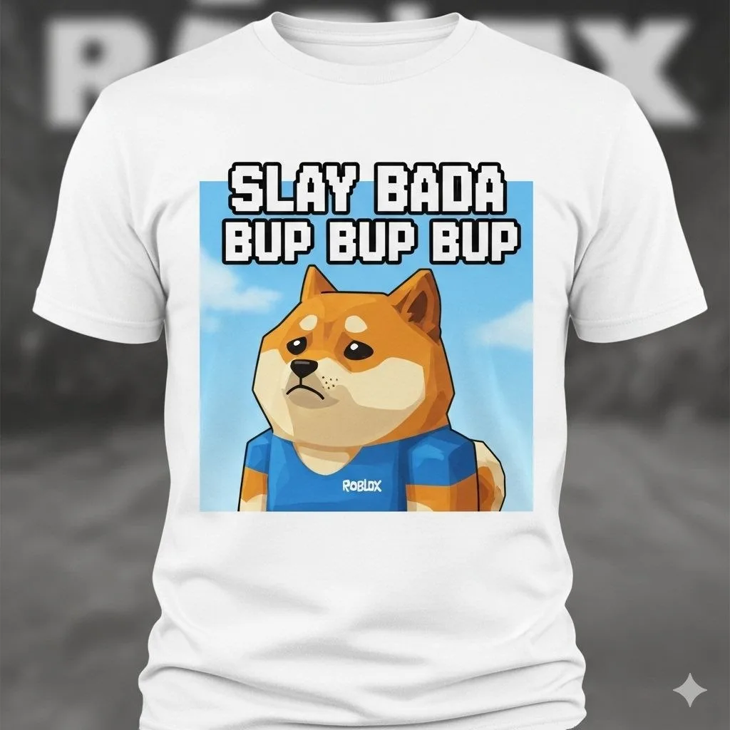 t-shirt roblox meme dog