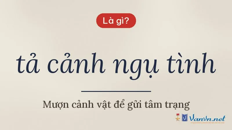 tả cảnh ngụ tình là gì