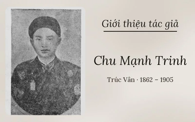 Tác giả Chu Mạnh Trinh
