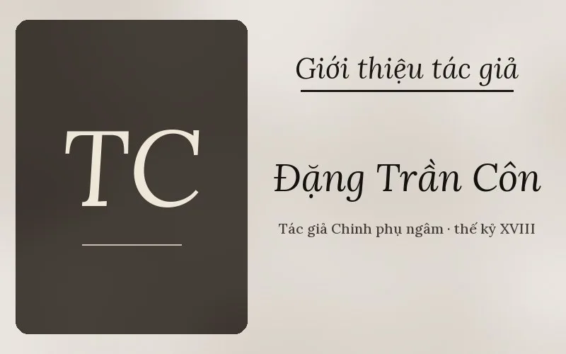 Tác giả Đặng Trần Côn