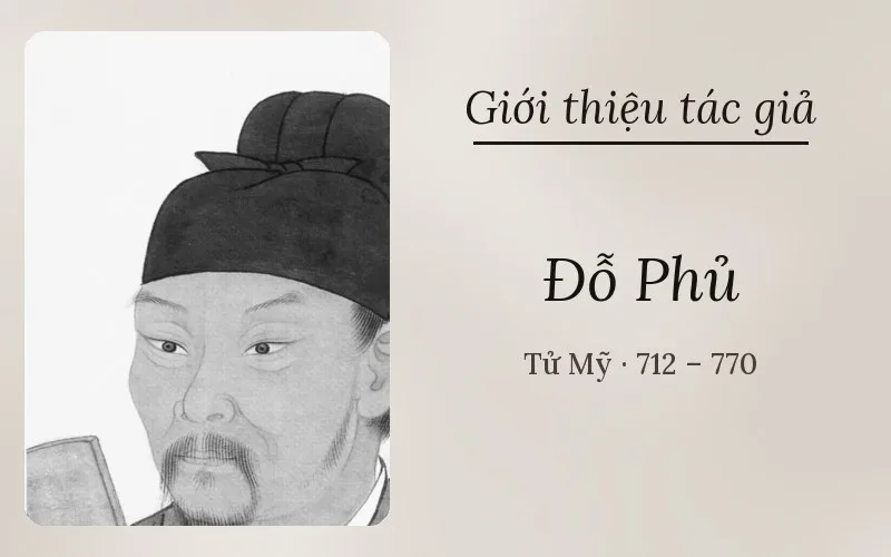 Tác giả Đỗ Phủ