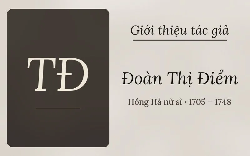 Tác giả Đoàn Thị Điểm