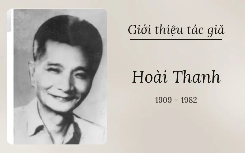 Tác giả Hoài Thanh