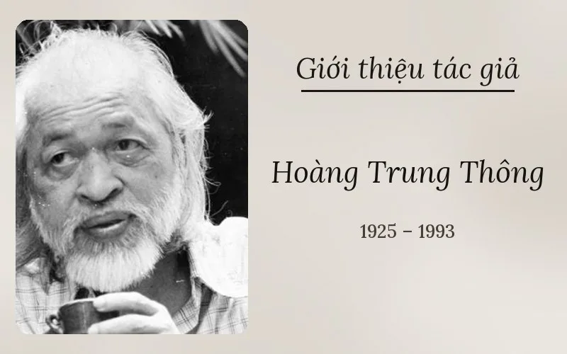 Tác giả Hoàng Trung Thông