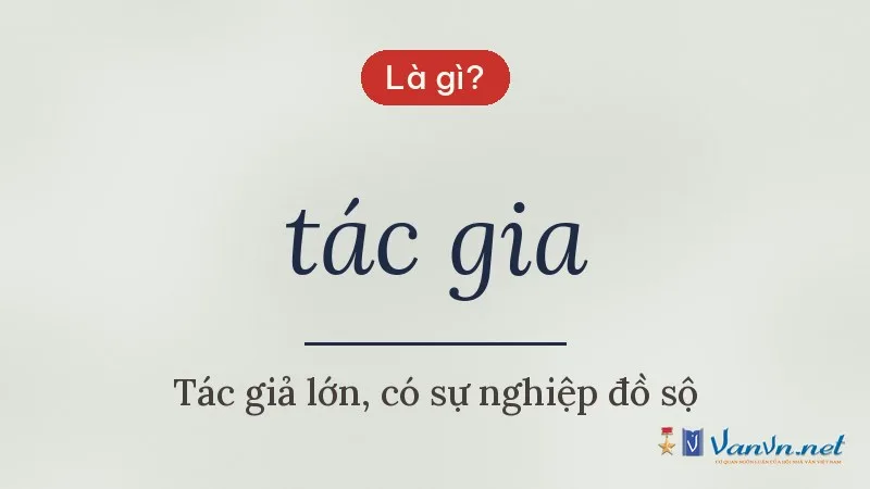 tác gia là gì