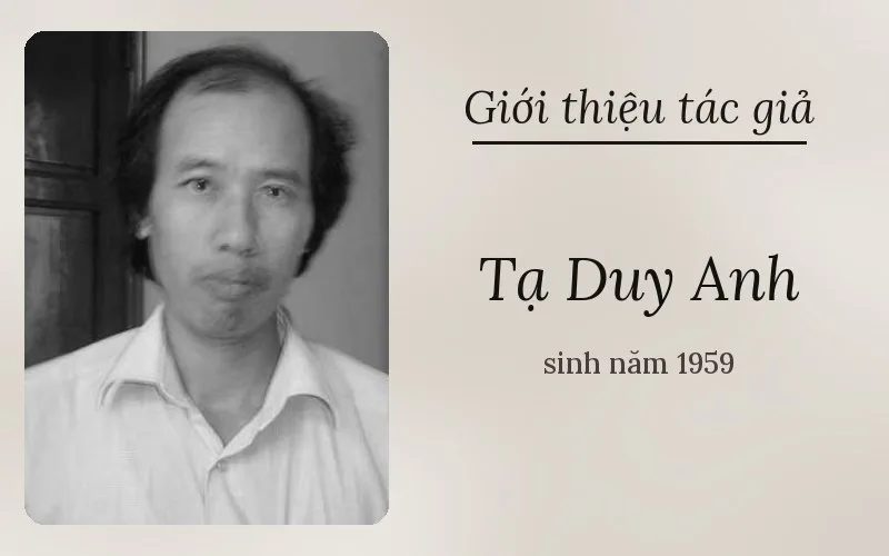 Tác giả Tạ Duy Anh