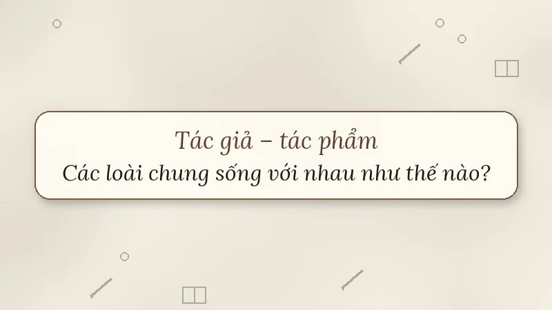 các loài chung sống với nhau như thế nào