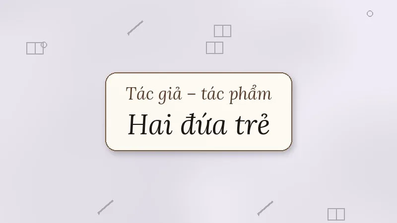hai đứa trẻ thạch lam