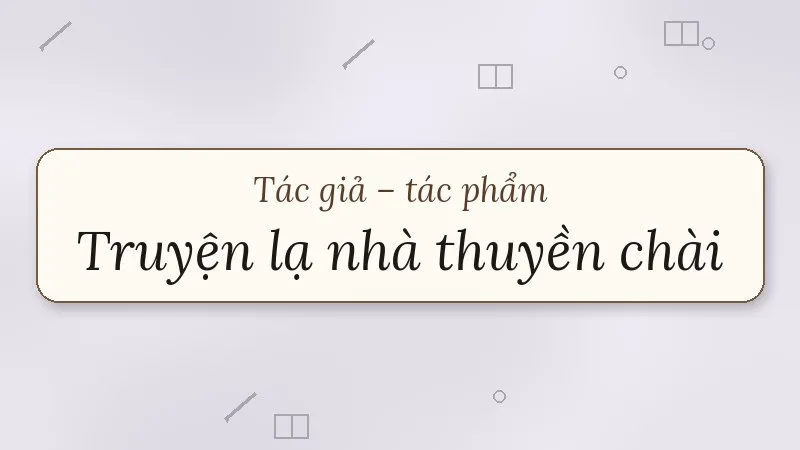 truyện lạ nhà thuyền chài