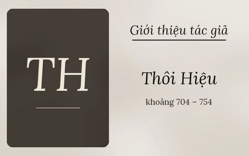 Tác giả Thôi Hiệu