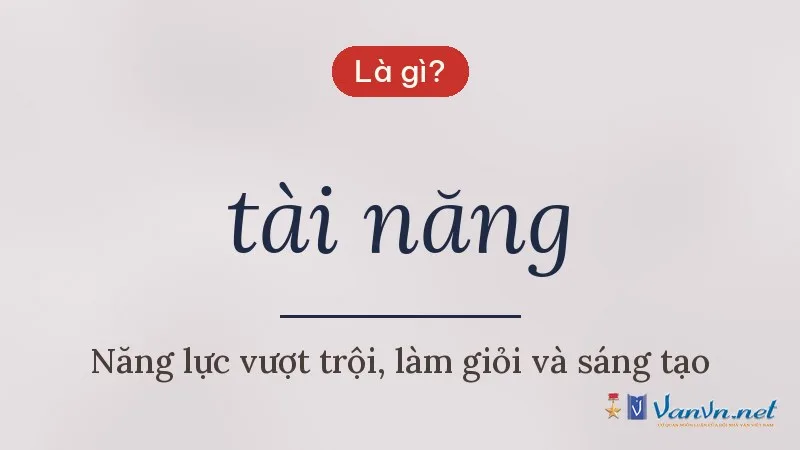 tài năng là gì