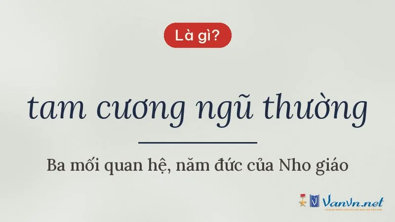 tam cương ngũ thường là gì