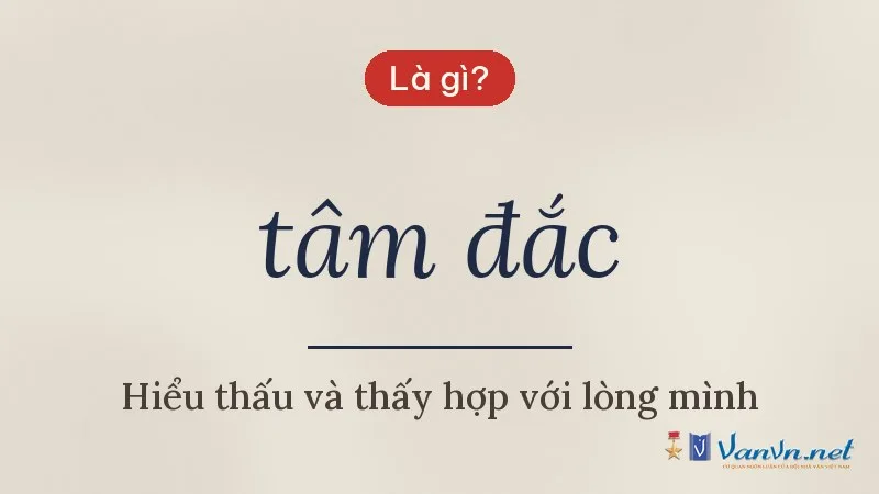 tâm đắc là gì