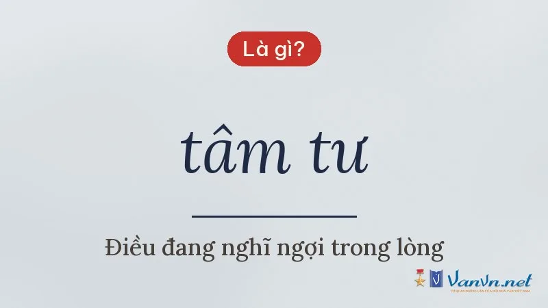 tâm tư là gì