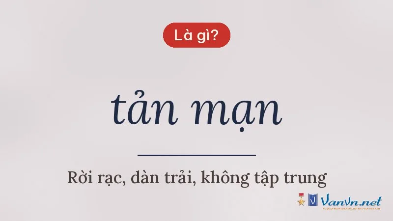 tản mạn là gì