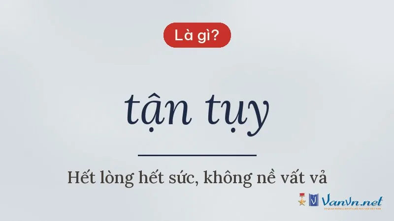 tận tụy là gì