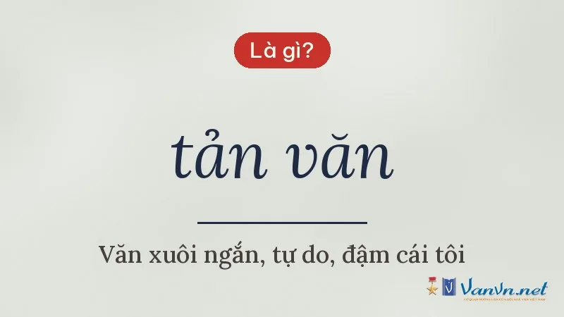 tản văn là gì