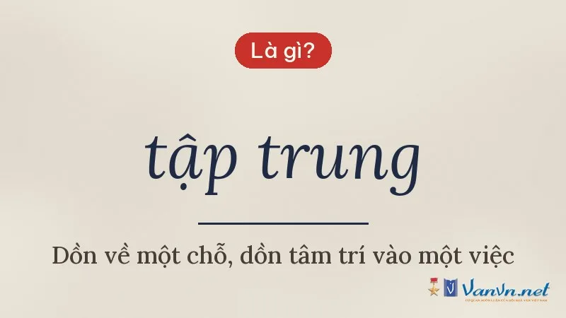 tập trung là gì