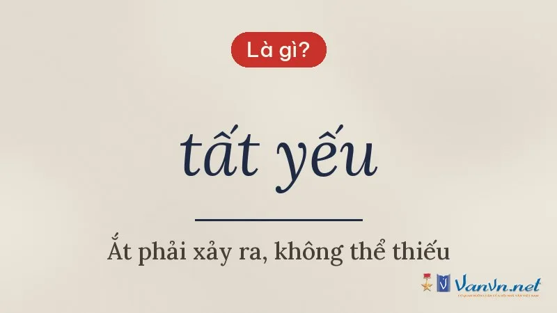 tất yếu là gì