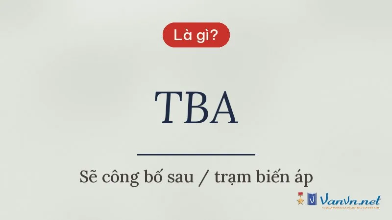 TBA là gì