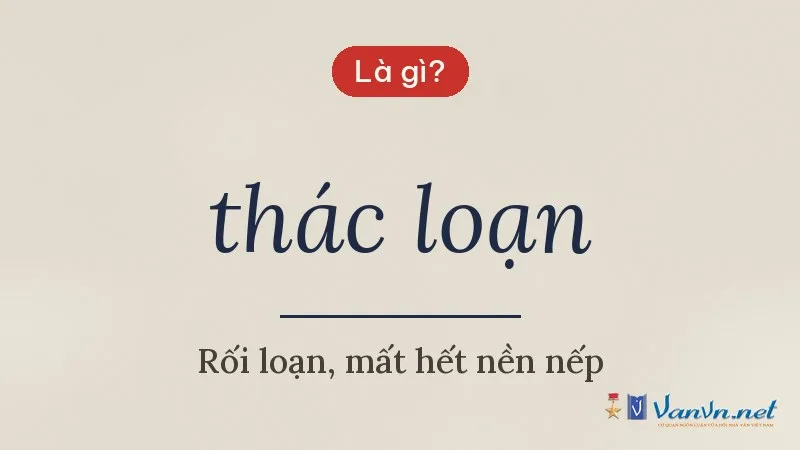 thác loạn là gì